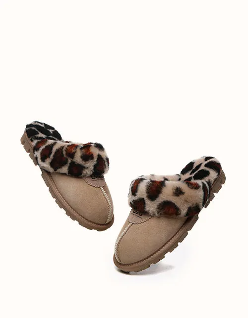 Chaussons UGG® AUSTRALIAN SHEPHERD à motif léopard