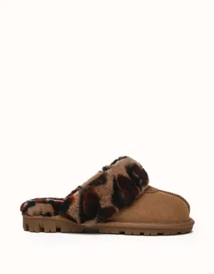 AUSTRALIAN SHEPHERD® Leopard Print Slipper UGG Shoes