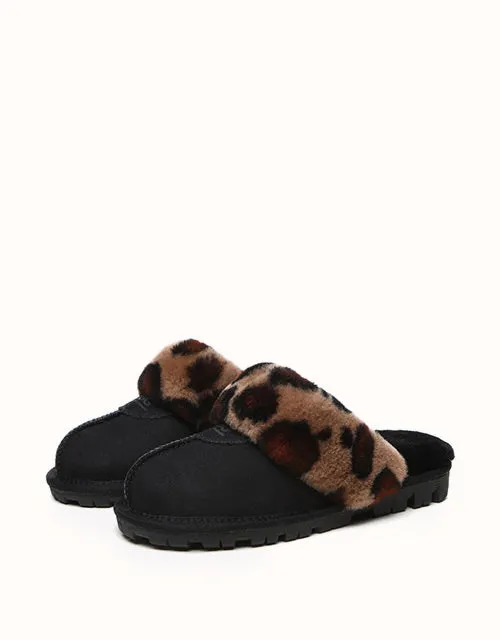 Chaussons UGG® AUSTRALIAN SHEPHERD à motif léopard