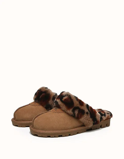 Chaussons UGG® AUSTRALIAN SHEPHERD à motif léopard