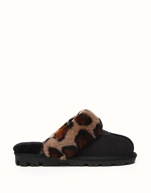 Chaussons UGG® AUSTRALIAN SHEPHERD à motif léopard