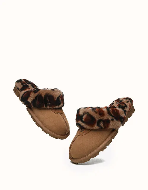 Chaussons UGG® AUSTRALIAN SHEPHERD à motif léopard