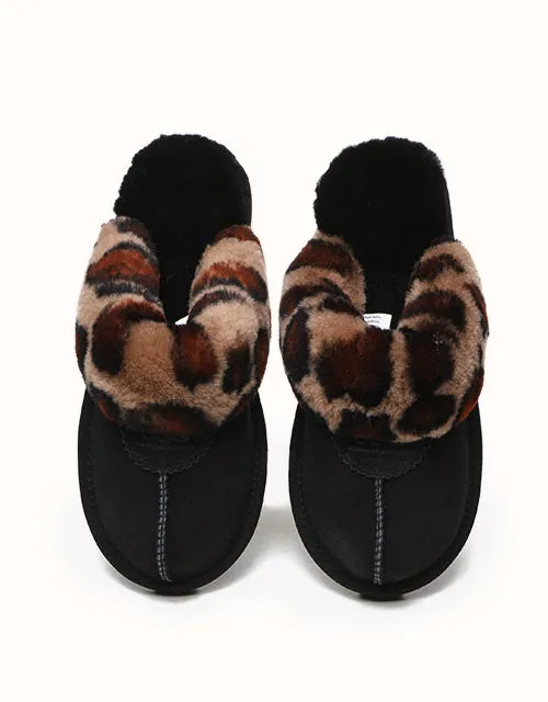 Chaussons UGG® AUSTRALIAN SHEPHERD à motif léopard