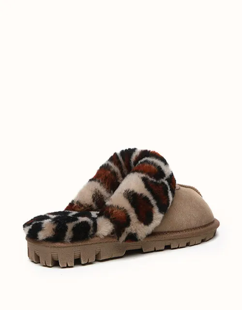 Chaussons UGG® AUSTRALIAN SHEPHERD à motif léopard