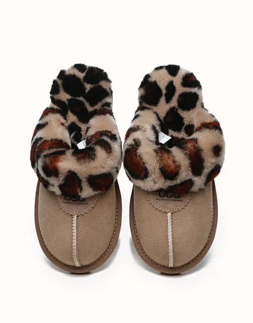 Chaussons UGG® AUSTRALIAN SHEPHERD à motif léopard