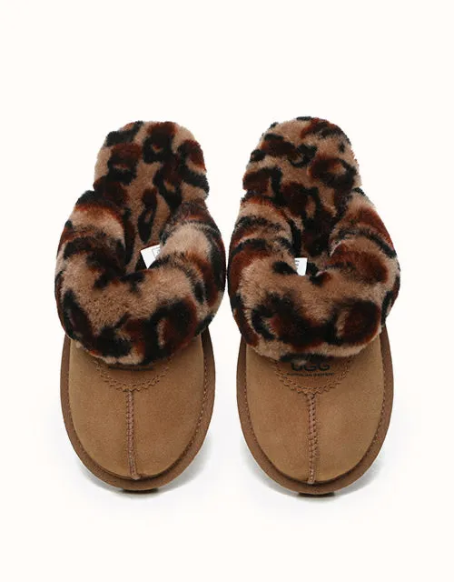Chaussons UGG® AUSTRALIAN SHEPHERD à motif léopard