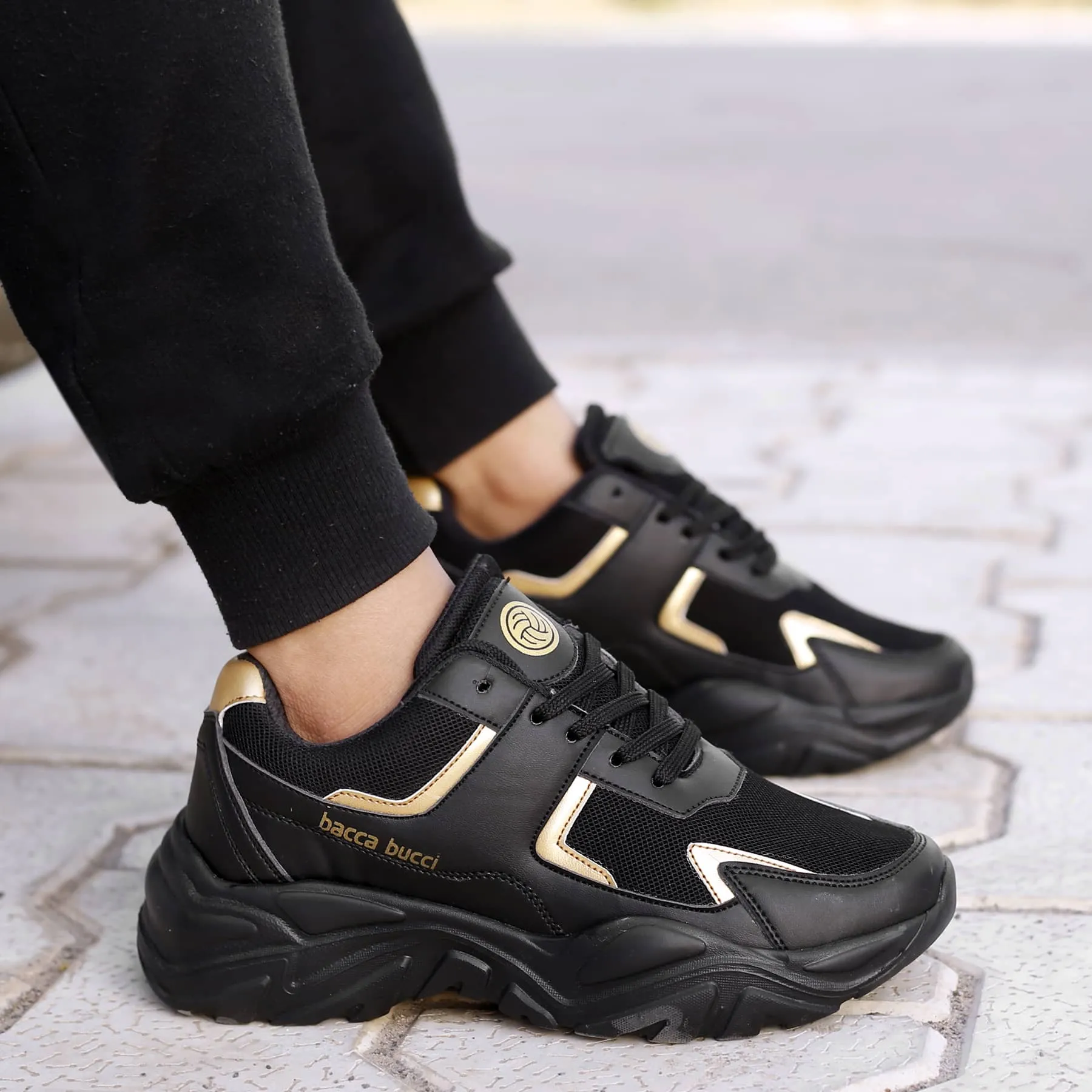 Bacca Bucci BUTTERCUP Femme Sneakers à Plateforme Épaisses