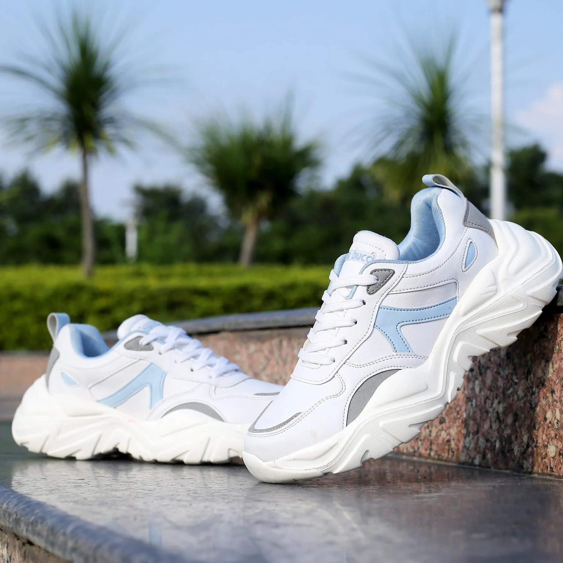 Bacca Bucci HARPER Sneakers Plateforme Épaisse à Haute Tige Mode pour Femmes
