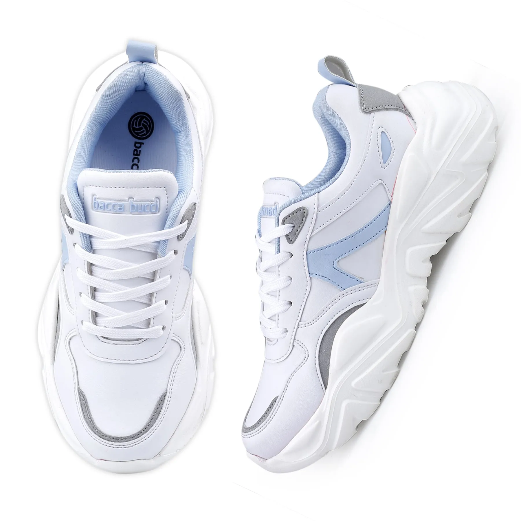 Bacca Bucci HARPER Sneakers Plateforme Épaisse à Haute Tige pour Femmes