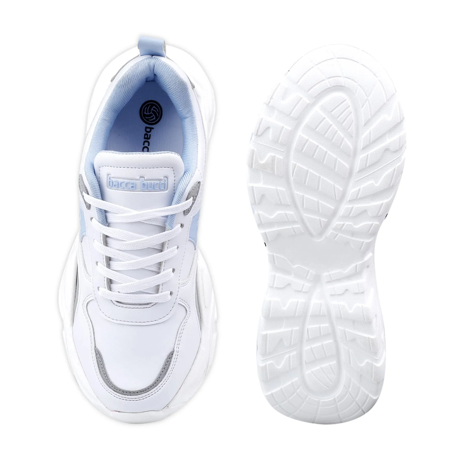 Bacca Bucci HARPER Sneakers Plateforme Épaisse à Haute Tige pour Femmes