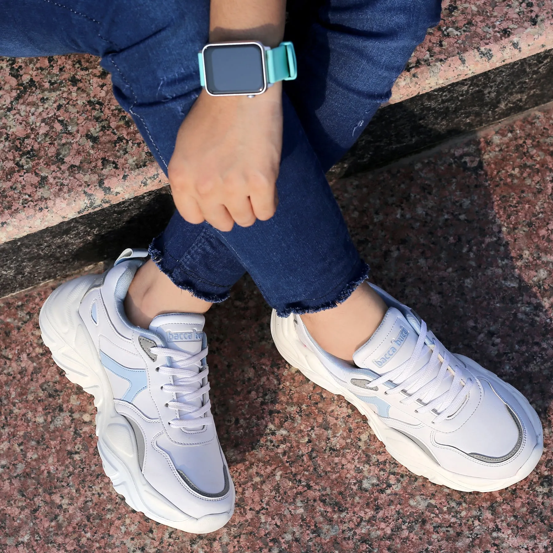 Bacca Bucci HARPER Sneakers Plateforme Épaisse à Haute Tige pour Femmes