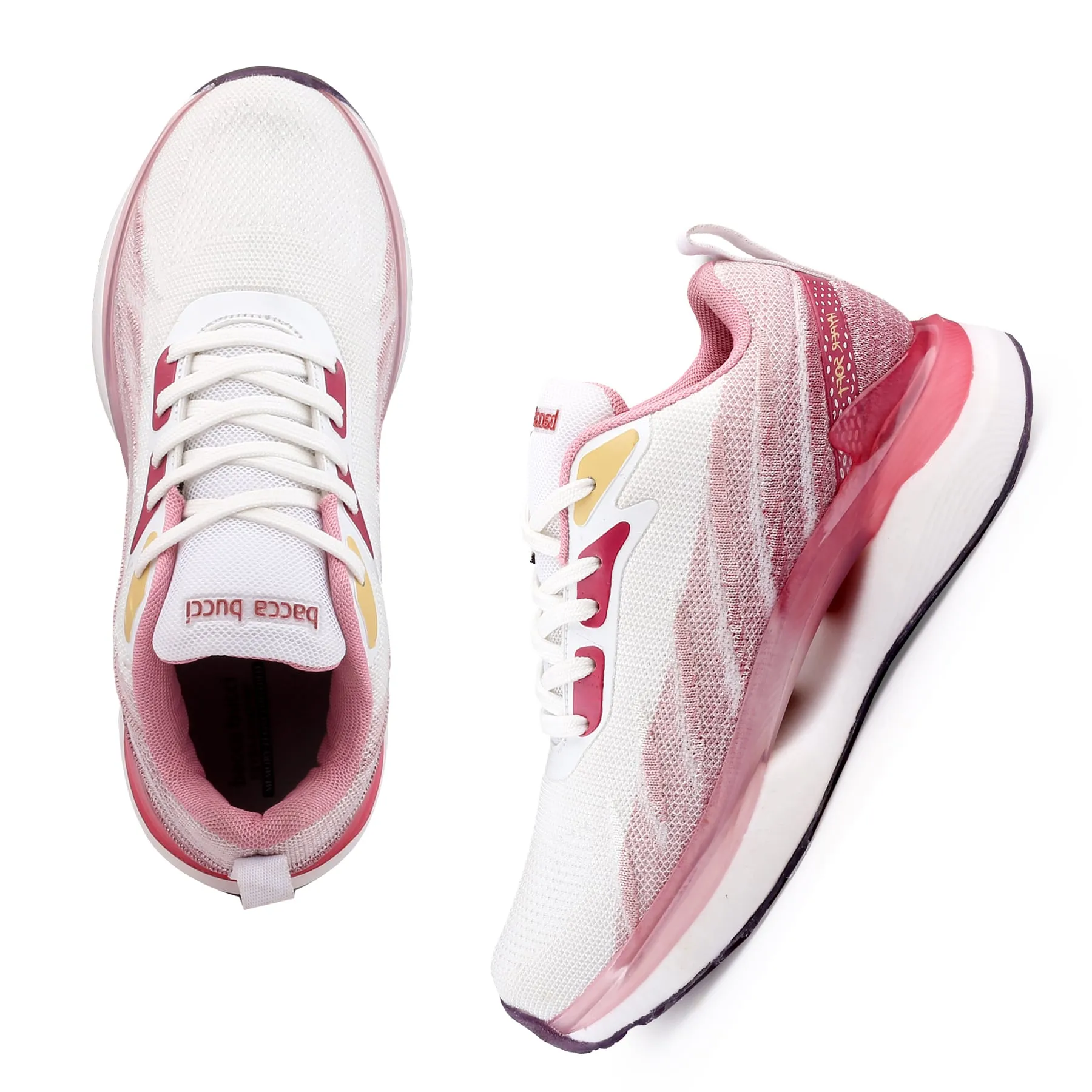 Bacca Bucci SÉRIE HYPERSOFT POUR FEMMES avec Semelle Ultra-Rebond et Upper en Maille Technique Iconique Respirante