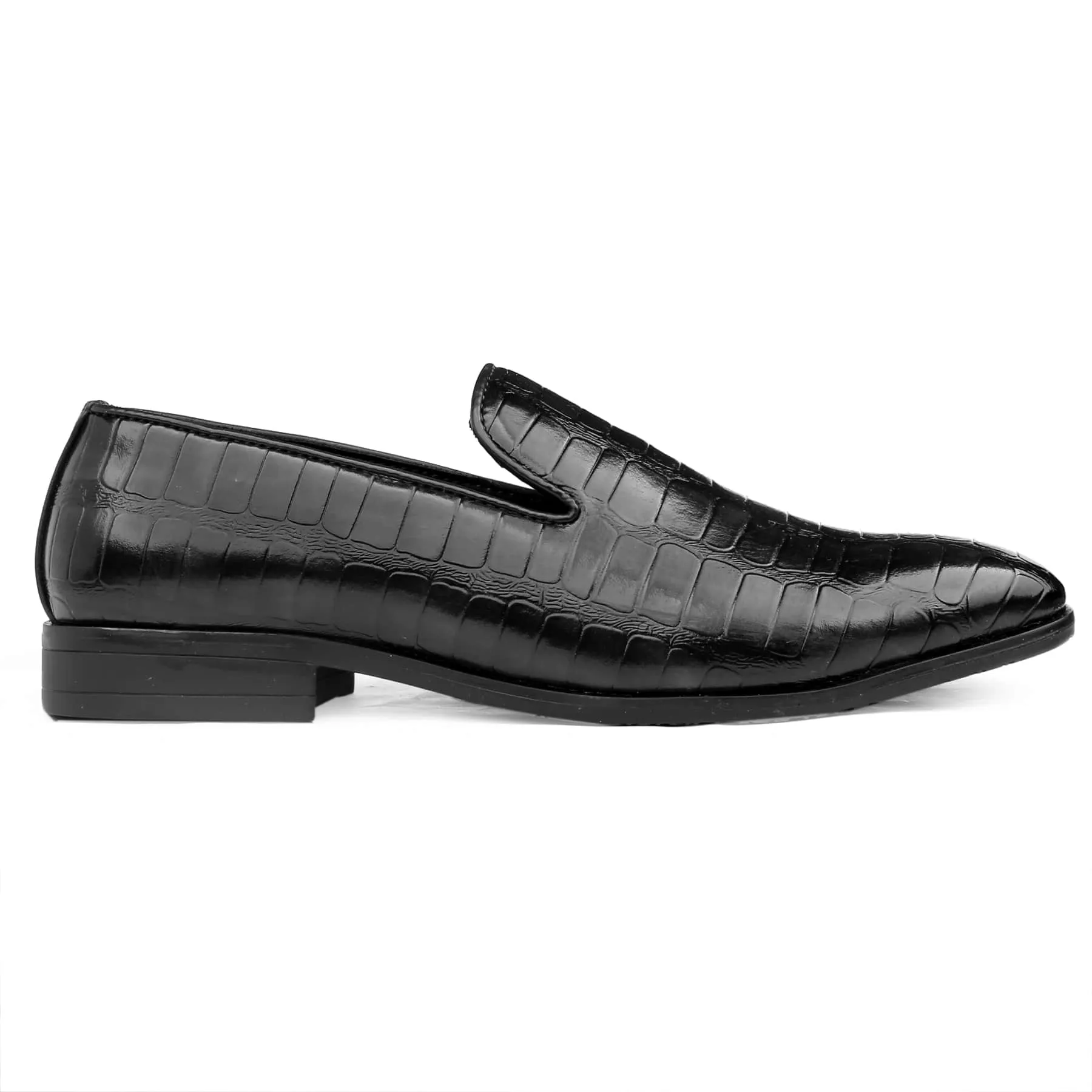 Bacca Bucci NAPLES Mocassins Texturés pour Fête | Chaussures à Enfiler Formelles pour Robe de Mariée