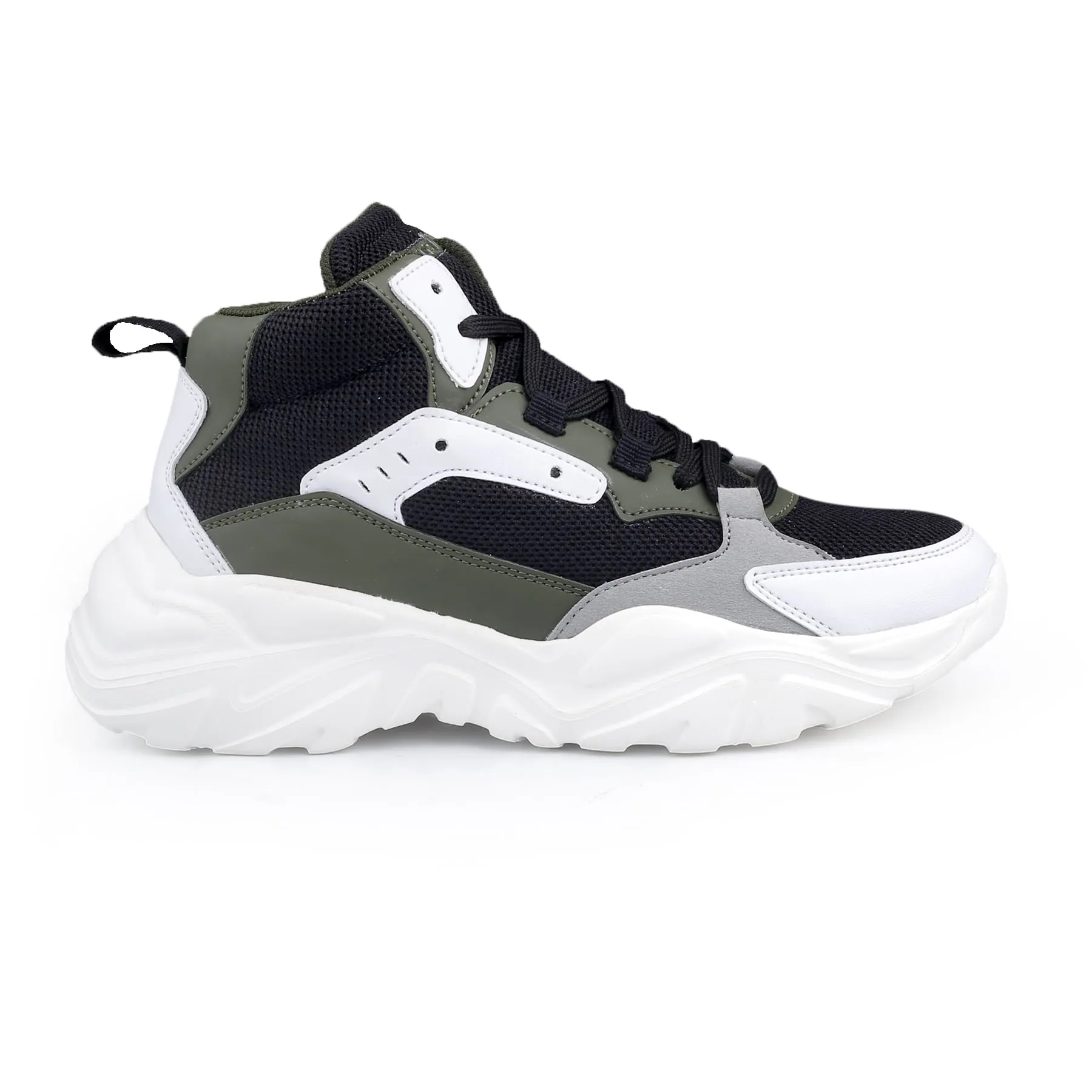 Bacca Bucci NYRA Sneakers de mode à plateforme mi-haute pour femmes | Sneakers StreetWear volumineuses