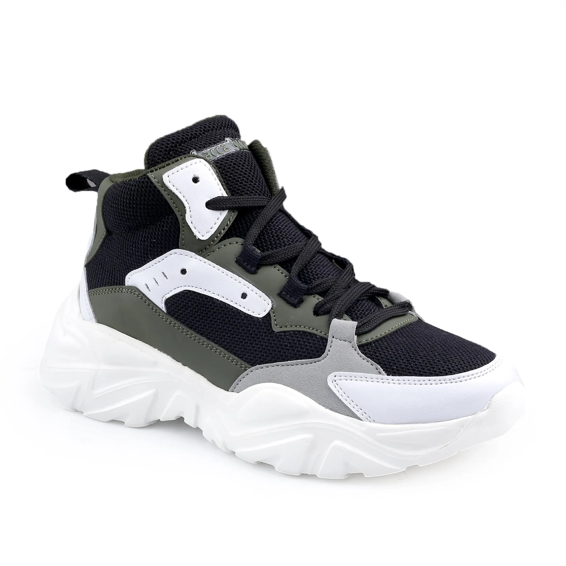 Bacca Bucci NYRA Sneakers de mode à plateforme mi-haute pour femmes | Sneakers StreetWear volumineuses