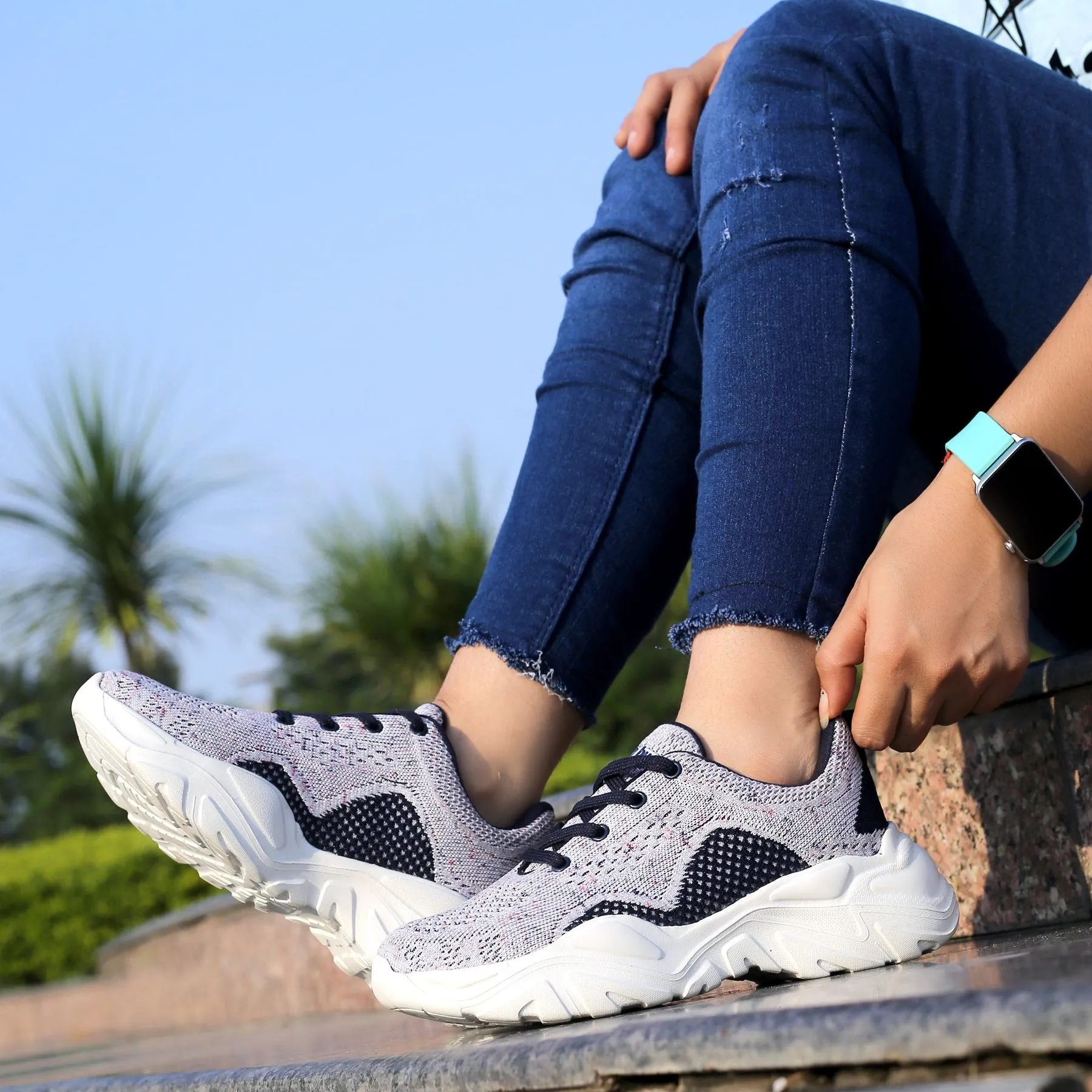 Bacca Bucci Femme CHARLOTTE Sneakers Mode à Plateforme Épaisse Basse