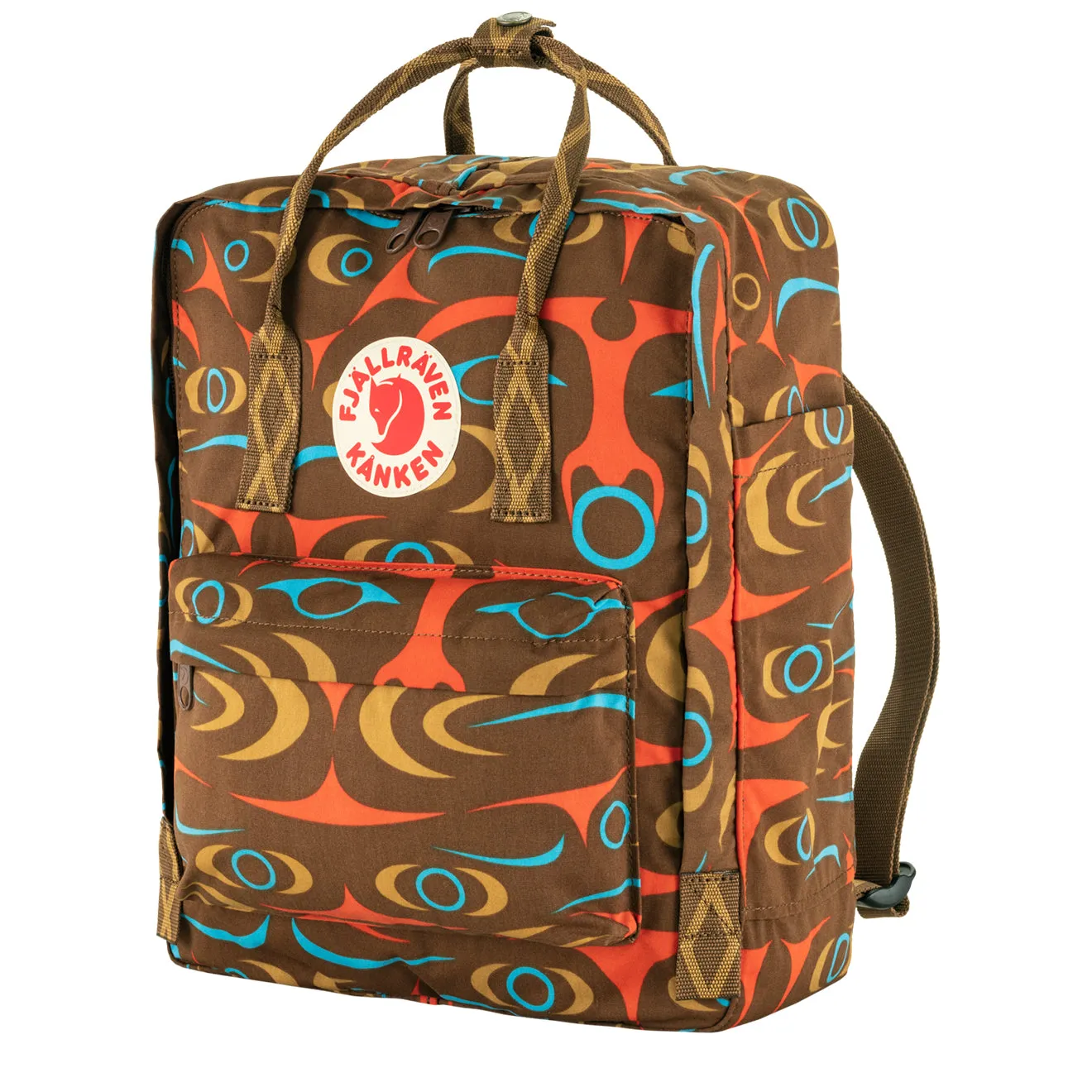 Sacs à dos Fjallraven pour hommes - Sac à dos classique Fjallraven Kanken Art Qeluts