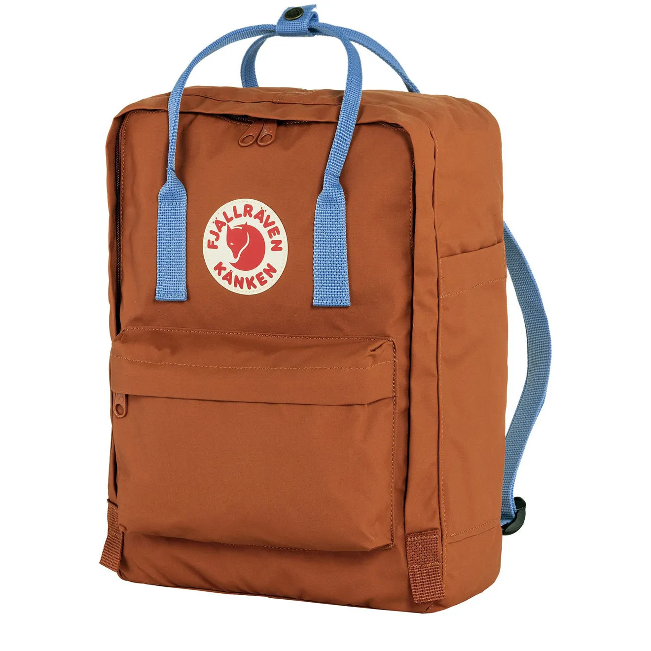 Sac à dos Fjallraven pour homme - Modèle classique Kanken - Couleur Terre cuite brune / Outremer