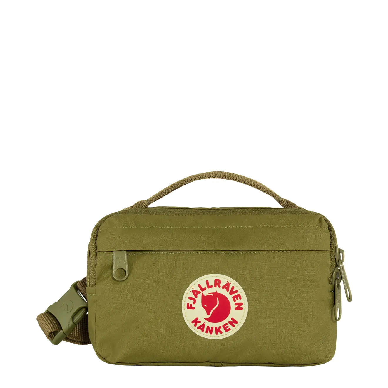 Sac à dos Fjallraven pour hommes, ceinture banane Fjallraven Kanken, vert feuillage