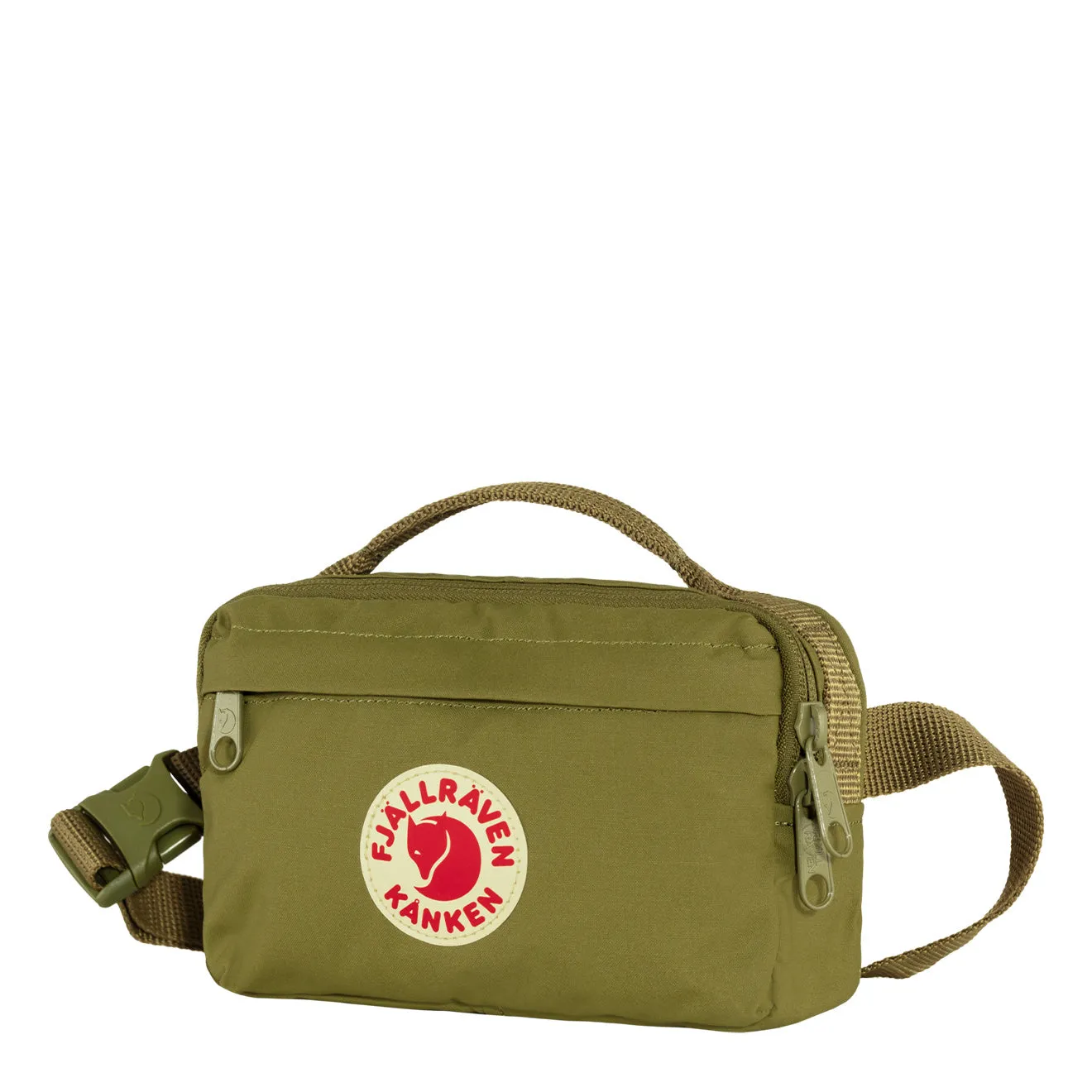 Sac à dos Fjallraven pour hommes, ceinture banane Fjallraven Kanken, vert feuillage