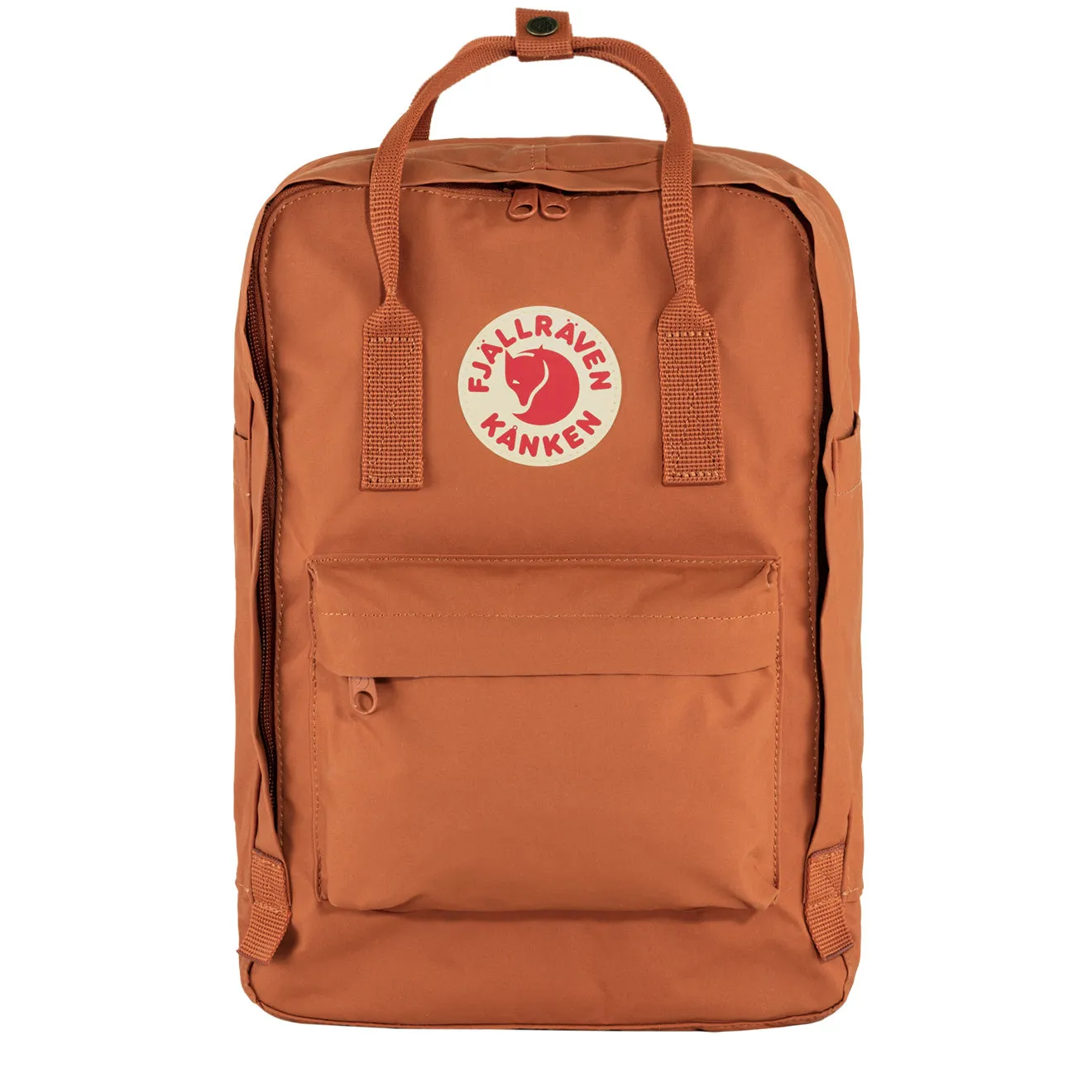 Sac à dos Fjallraven pour homme - Fjallraven Kanken pour ordinateur portable 15 pouces - Terre cuite marron