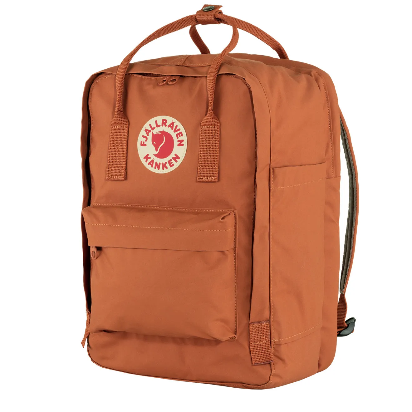 Sac à dos Fjallraven pour homme - Fjallraven Kanken pour ordinateur portable 15 pouces - Terre cuite marron