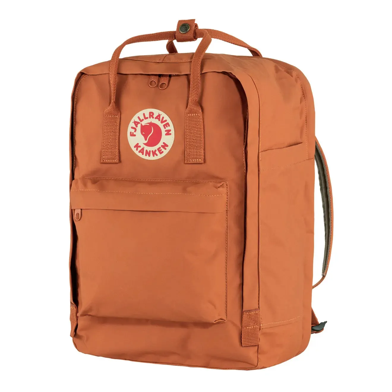 Sac à dos Fjallraven pour homme - Fjallraven Kanken pour ordinateur portable 17 pouces - Terre cuite marron