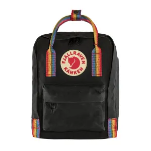 Bags FjallravenBackpack Men Fjallraven Kanken Rainbow Mini Black Rainbow Pattern