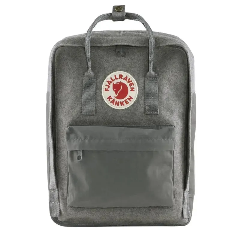 Sac à dos Fjallraven pour homme Kanken Re-Wool en gris granite