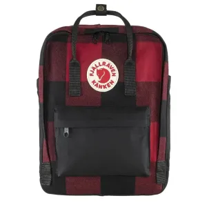 Bags FjallravenBackpack Men Fjallraven Kanken Re-Wool Red / Black