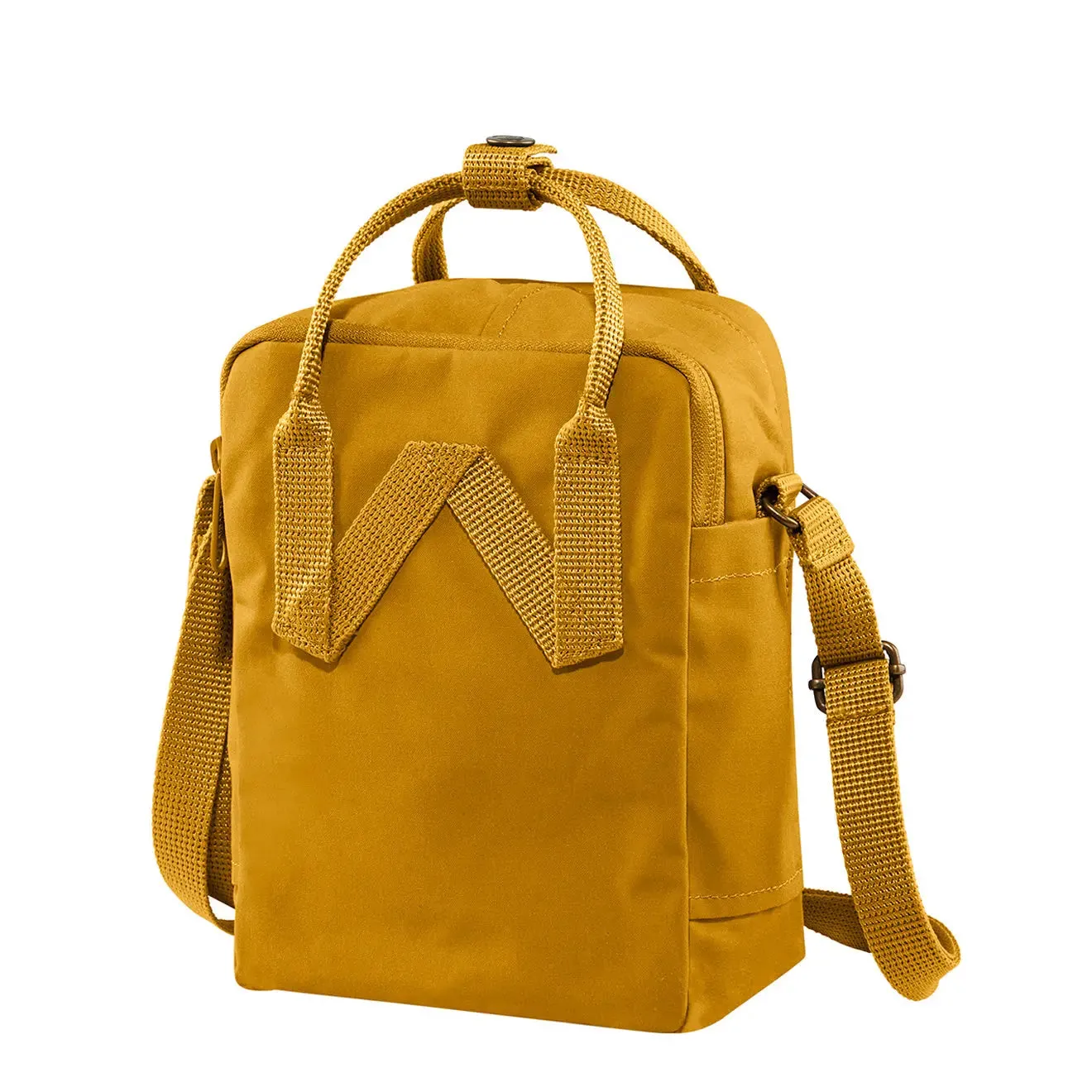 Sacs à dos Fjallraven Sac à bandoulière Fjallraven Kanken pour hommes Ocre