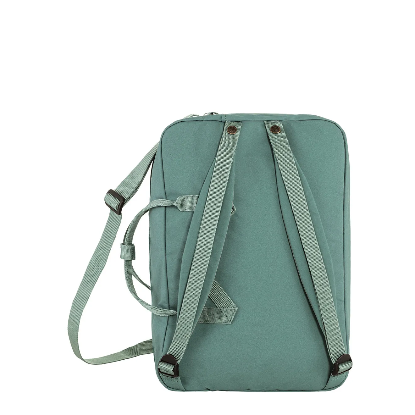 Sac à dos Fjallraven pour homme, Sac de week-end Fjallraven Kanken, Vert givré