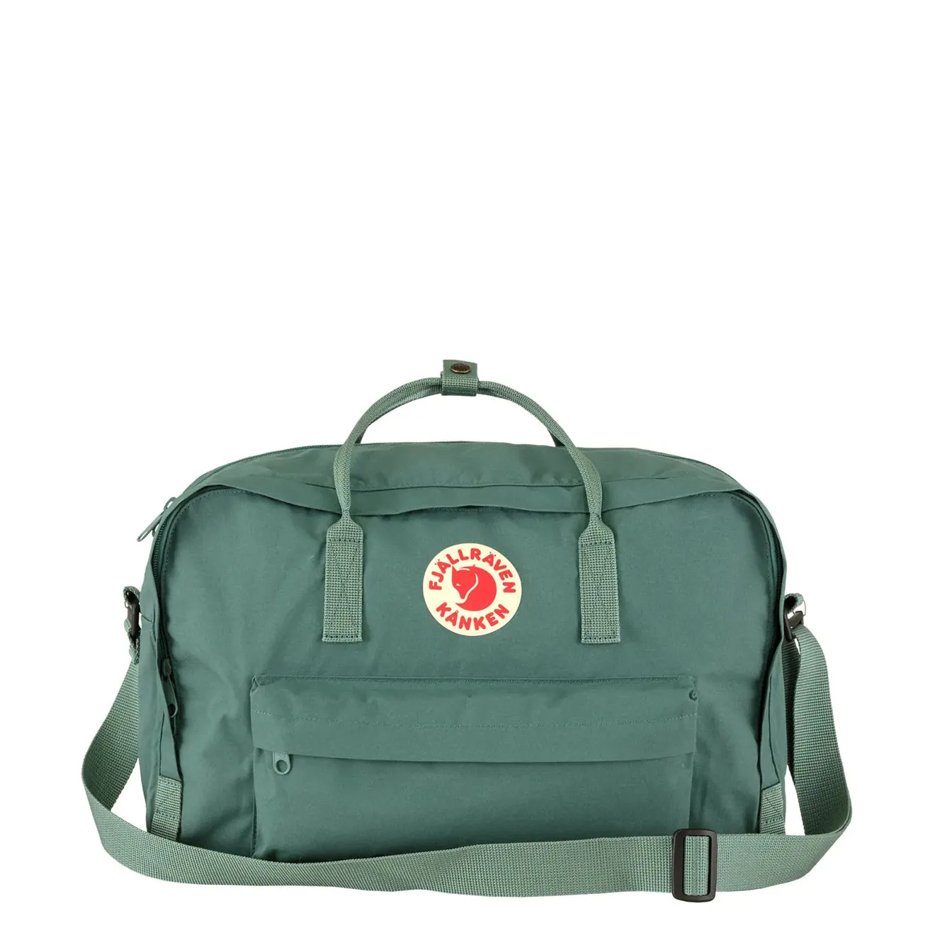 Sac à dos Fjallraven pour homme, Sac de week-end Fjallraven Kanken, Vert givré