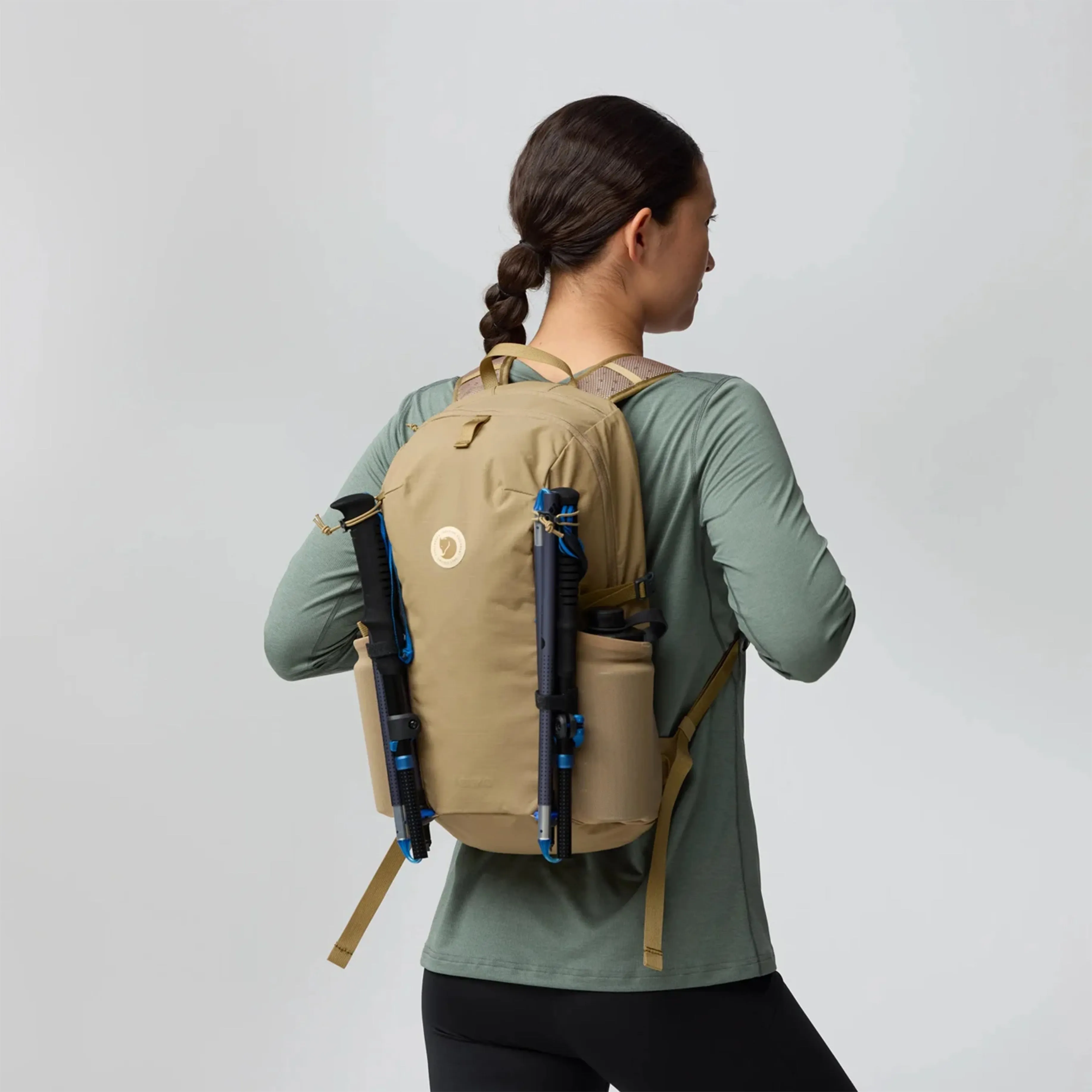 Sacs Fjallraven pour Homme - Sac à dos Fjallraven Abisko Softpack 16 - Argile