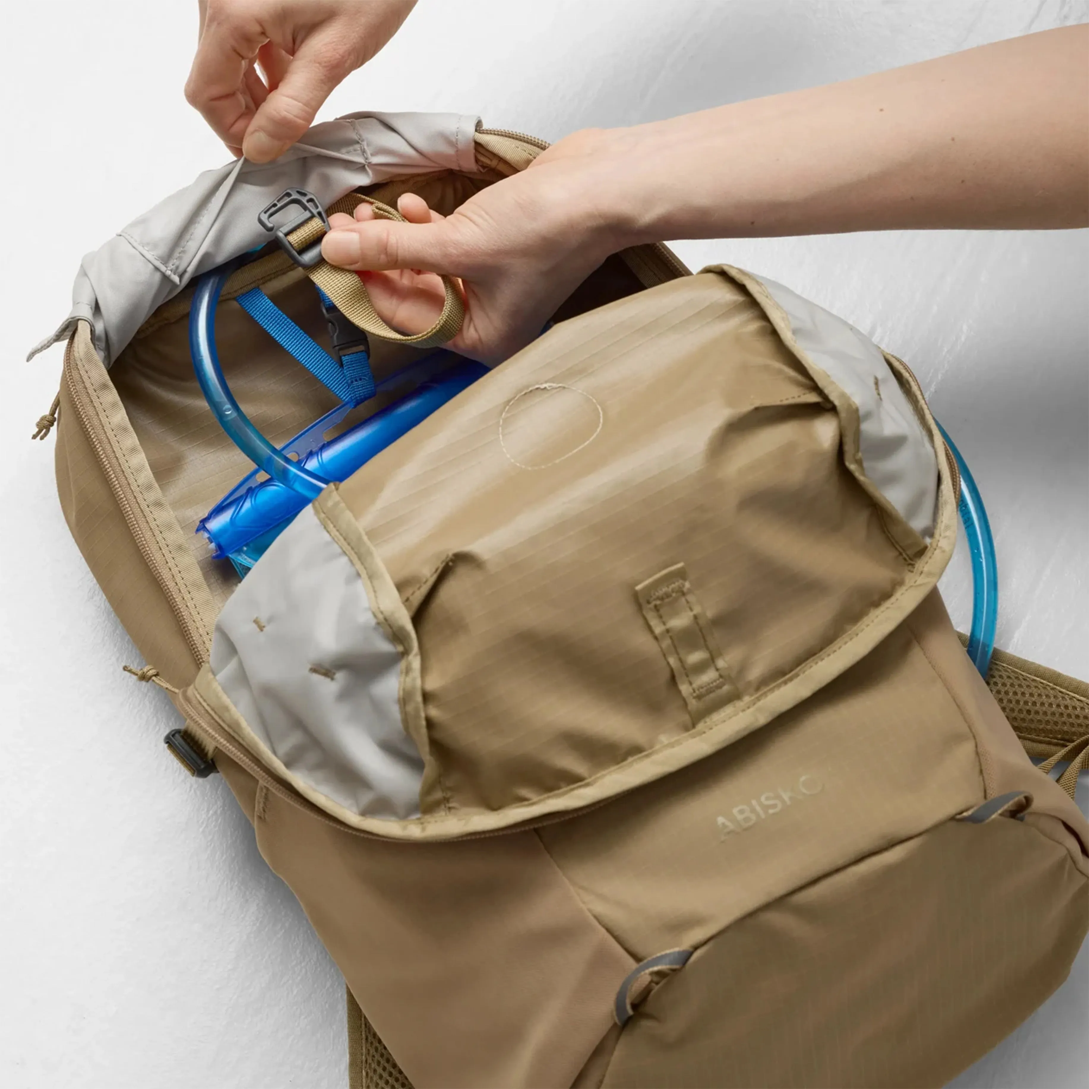 Sacs Fjallraven pour Homme - Sac à dos Fjallraven Abisko Softpack 16 - Argile