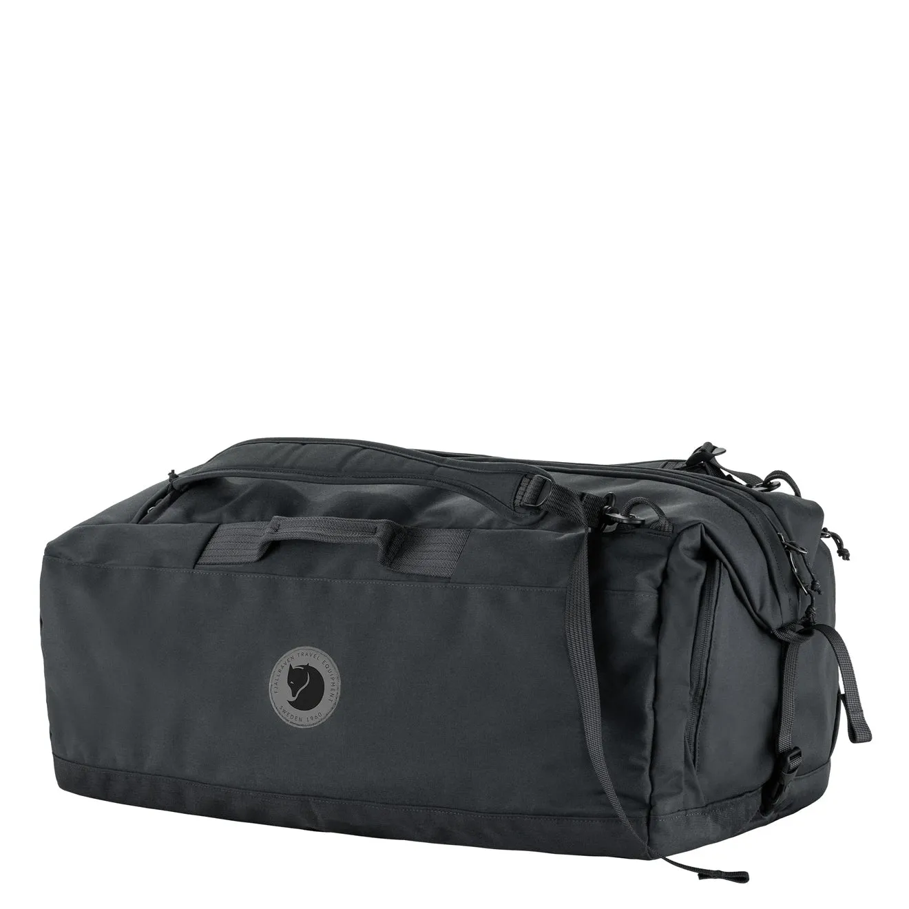 Sacs Fjallraven pour Hommes Fjallraven Farden Duffel 80 Charbon Noir