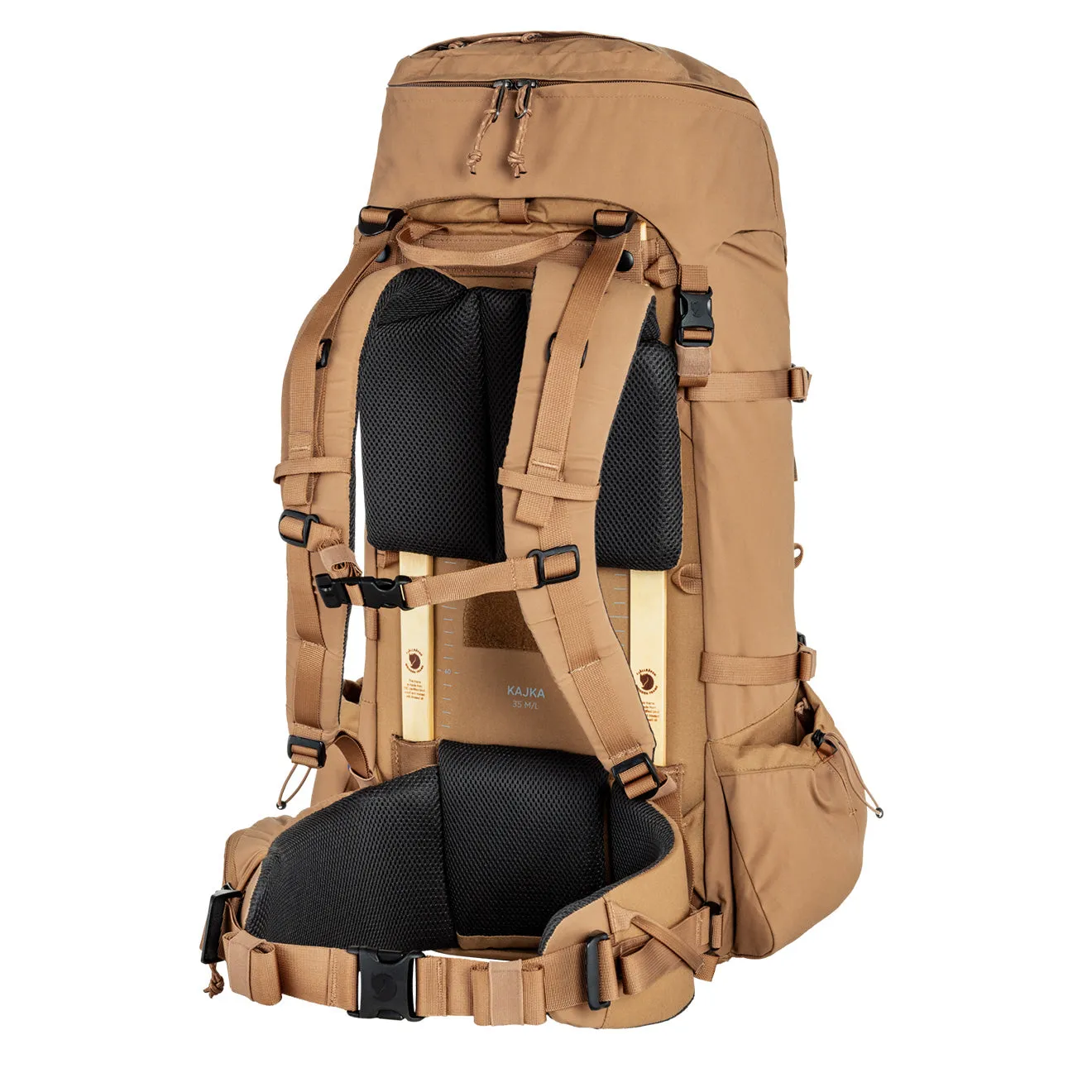 Sacs Fjallraven Hommes Sac à dos Fjallraven Kajka 35 M/L Kaki Poussière