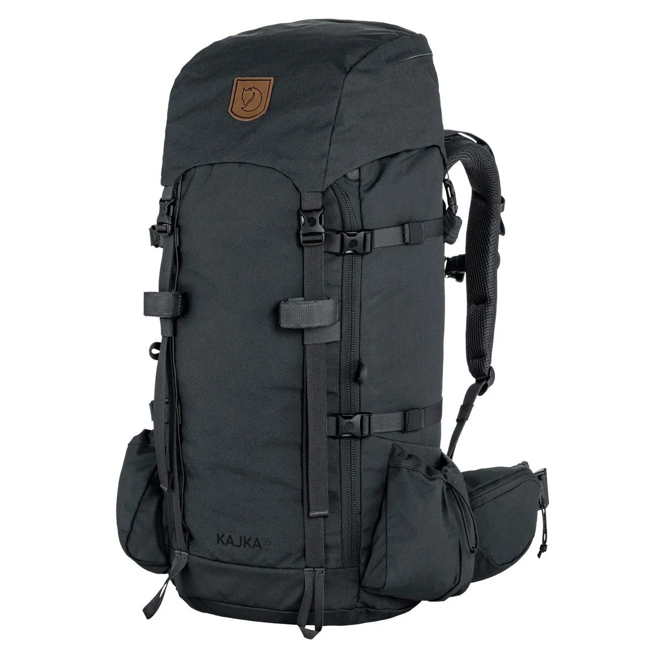 Sacs Fjallraven pour Hommes Sac à Dos Fjallraven Kajka 35 Taille S/M Noir Charbon