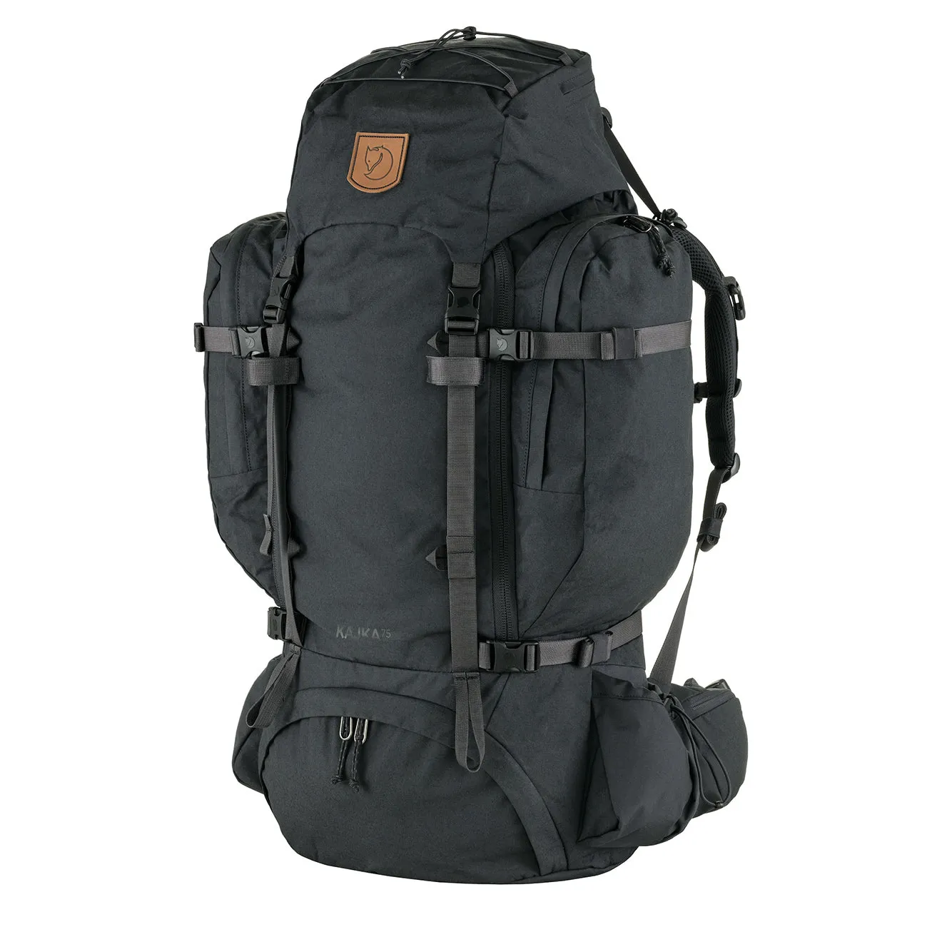 Sacs Fjallraven pour Homme - Fjallraven Kajka 55 M/L - Noir Charbon