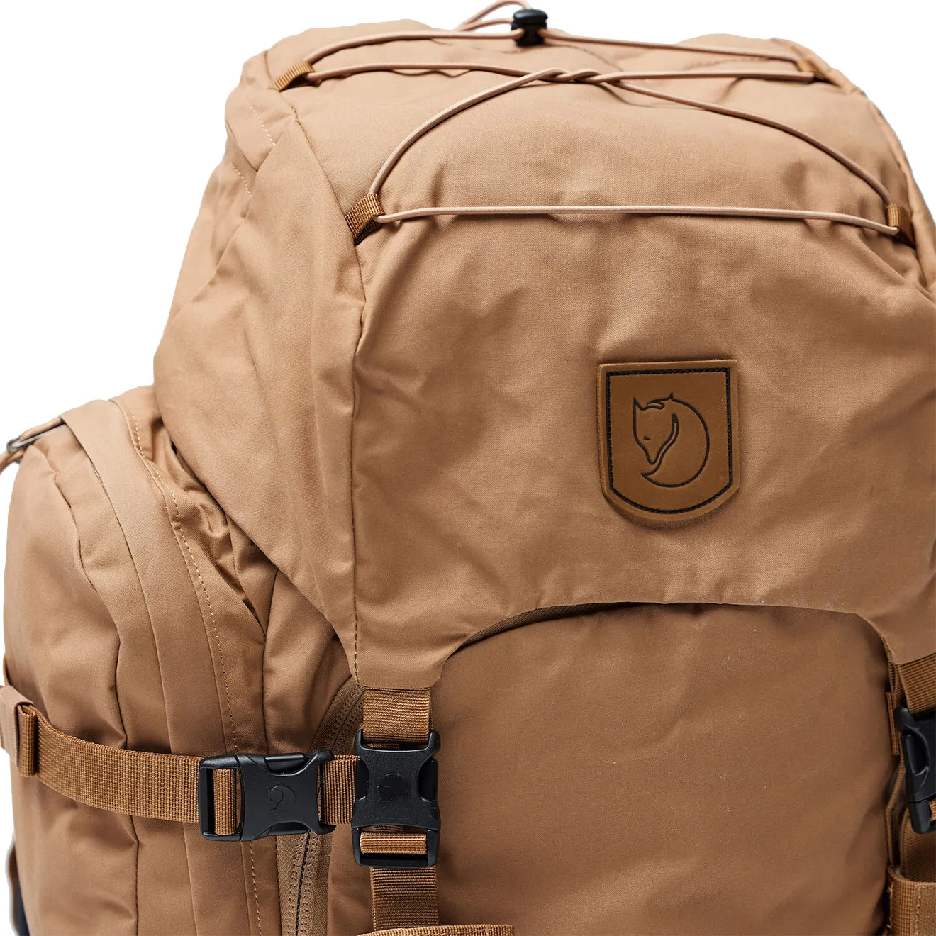 Sacs Fjallraven Hommes Sac à dos Fjallraven Kajka 55L M/L Kaki Poussière