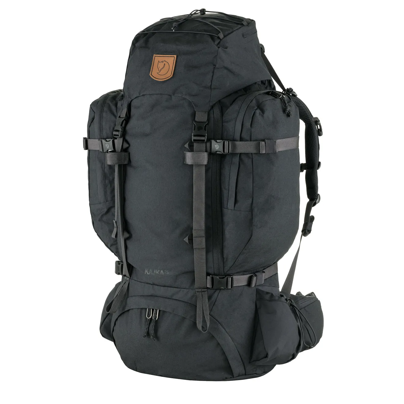 Sacs Fjallraven pour Homme - Fjallraven Kajka 75 M/L - Noir Charbon
