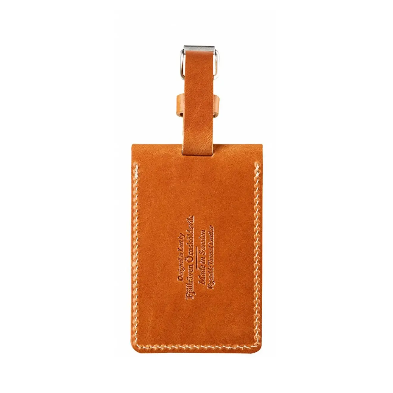 Sacs Fjallraven pour Hommes - Étiquette en Cuir Cognac pour Bagages