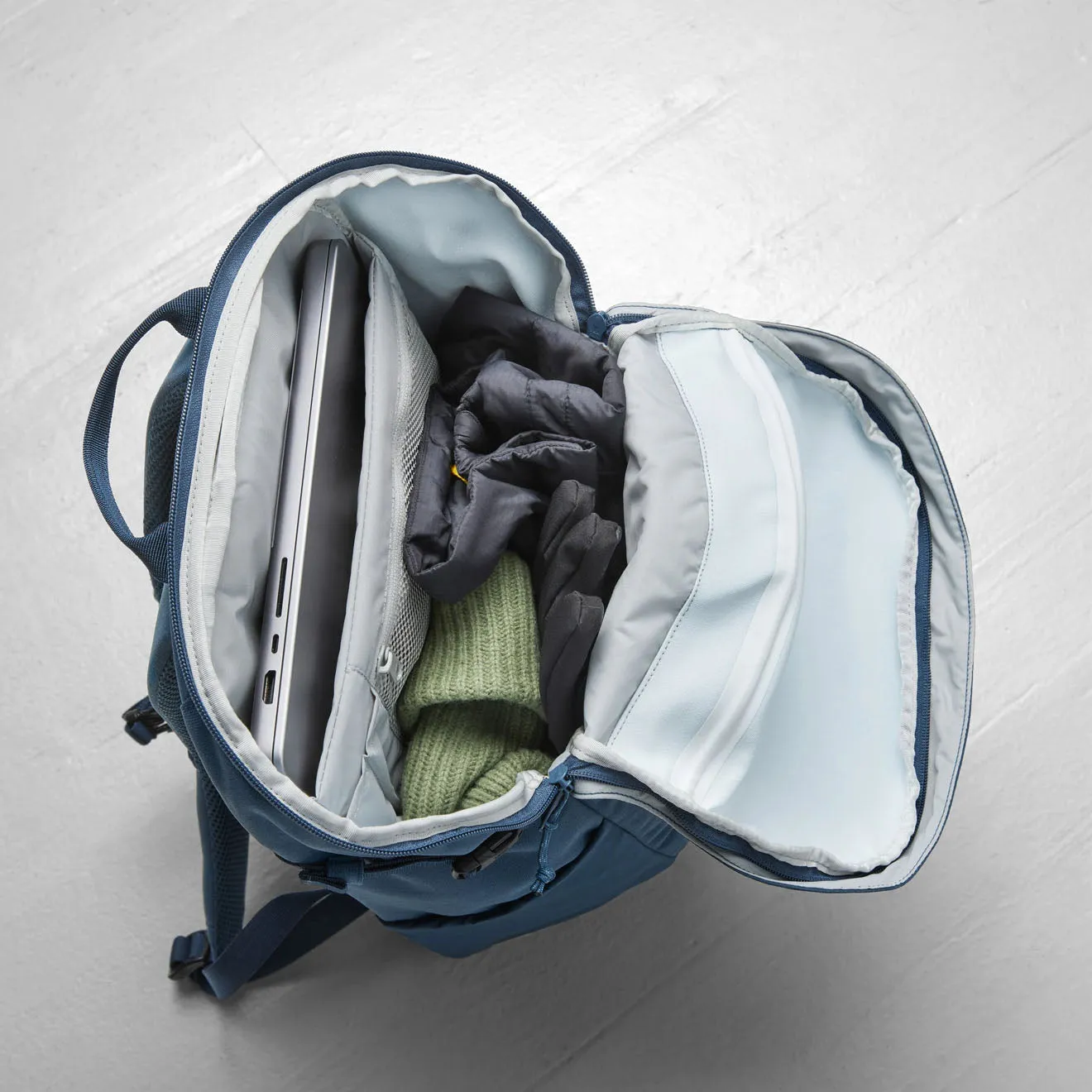 Sacs Fjallraven Homme Sac à dos Fjallraven Ulvo 23 Bleu Montagne