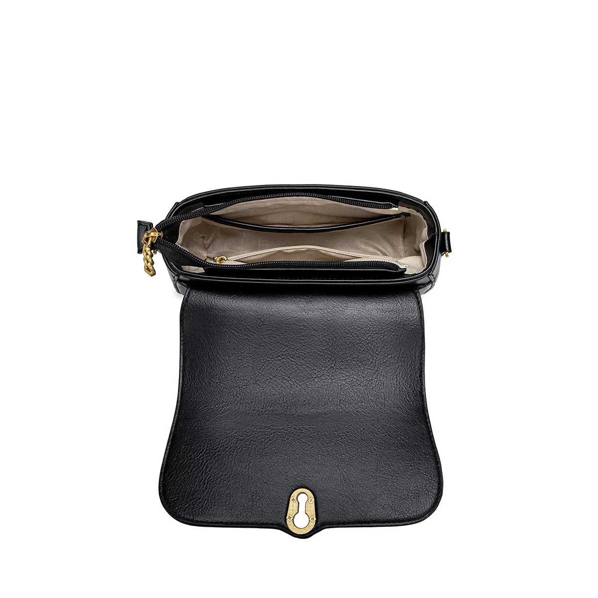 Sac Pixie Mood Femme Jean Athena Saddle - Noir