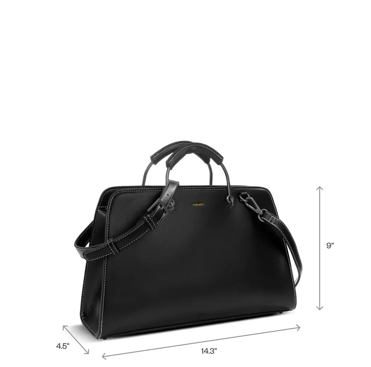 Sac Pixie Mood Femme Denim Becca Grand Tote - Noir Recyclé