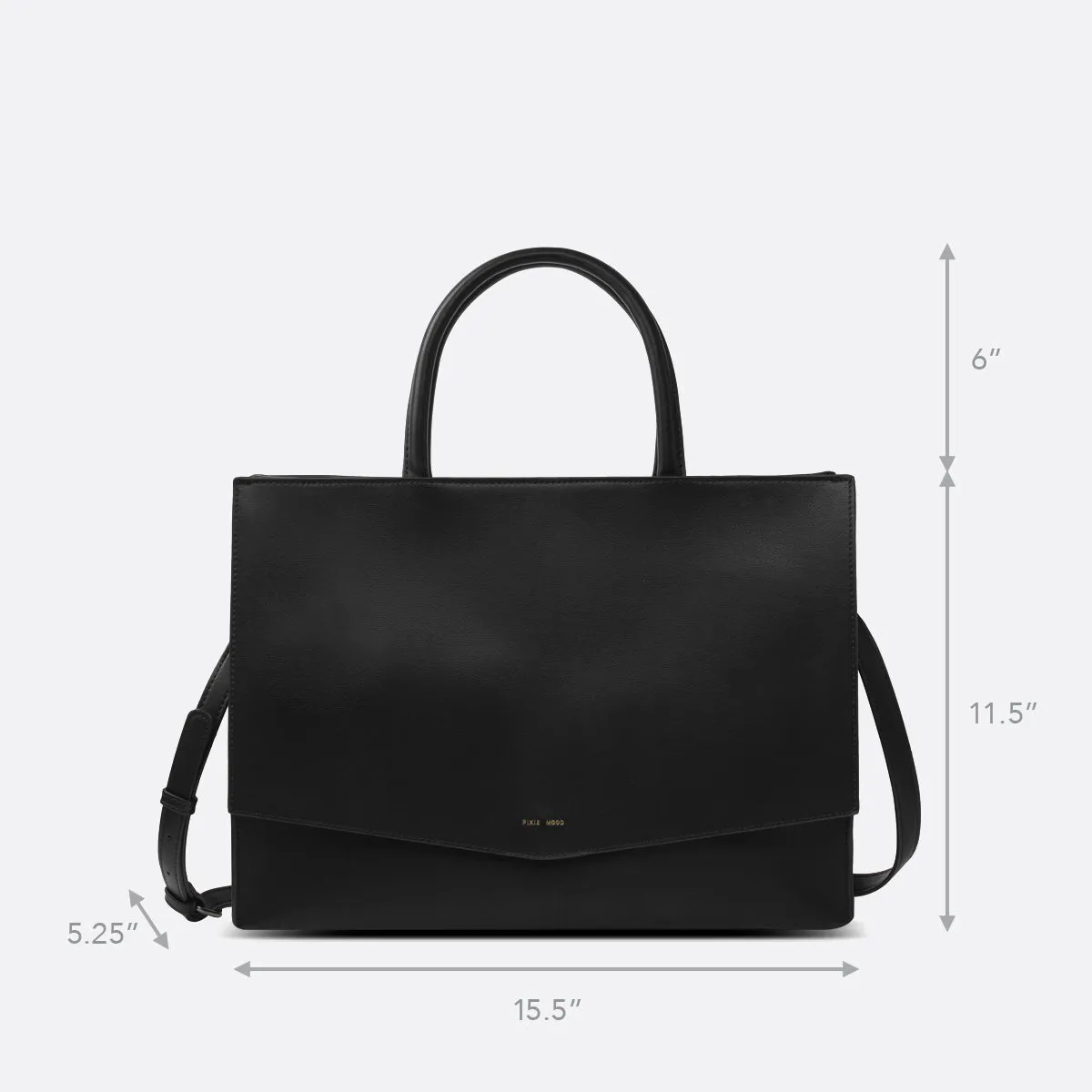 Sac Pixie Mood Femme Denim Caitlin Grand Tote - Noir Recyclé