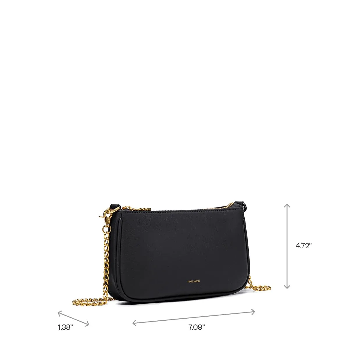 Sac bandoulière Francine à chaîne Pixie Mood pour femmes en jean