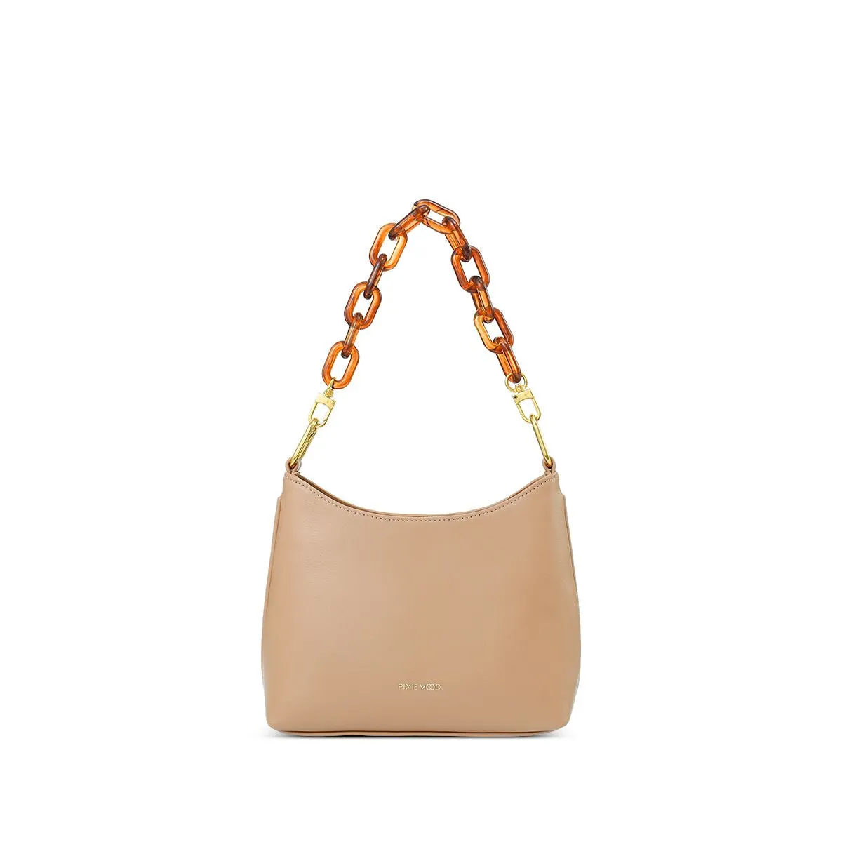 Sac à bandoulière Sara en jean pour femmes Pixie Mood - Sable recyclé