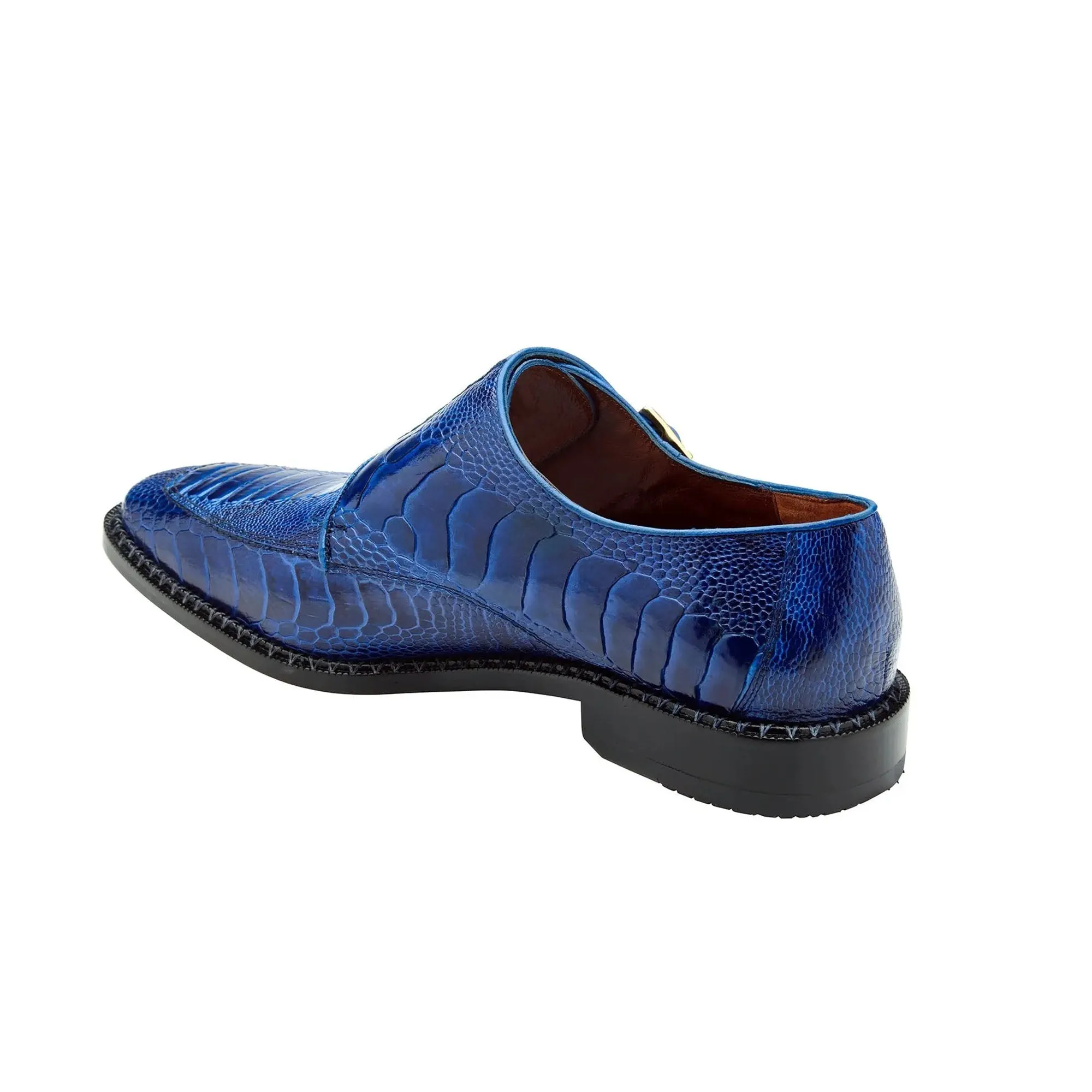 Chaussures Belvedere Exotic Skin Belvedere Valiente en Autruche Antique Ocean à bride