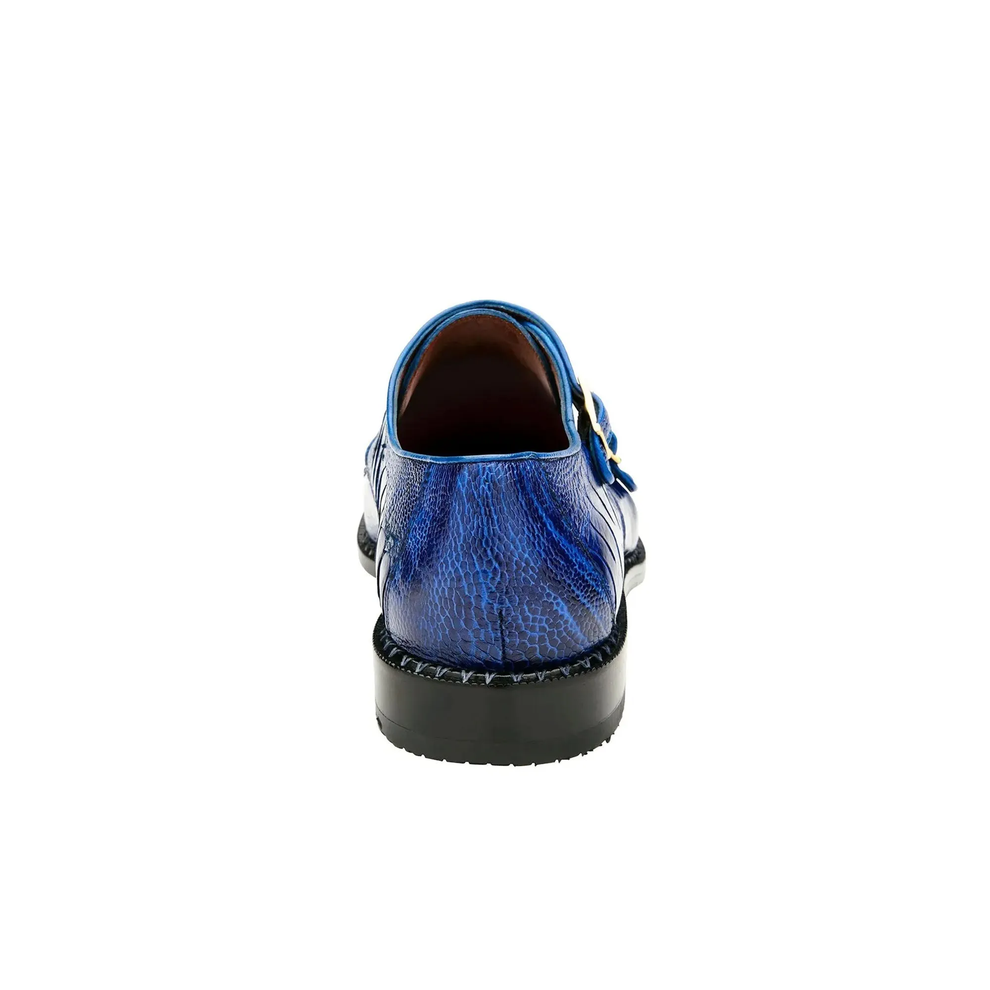 Chaussures Belvedere Exotic Skin Belvedere Valiente en Autruche Antique Ocean à bride